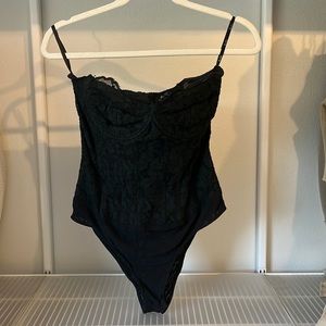 Bardot lace bodysuit
